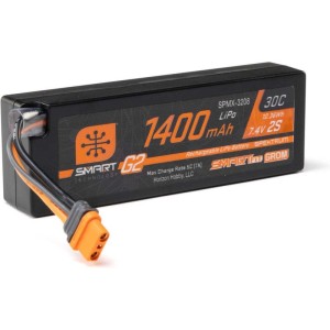 Spektrum Smart G2 LiPo 7.4V 1400mAh 30C IC2 Smart Fit Grom